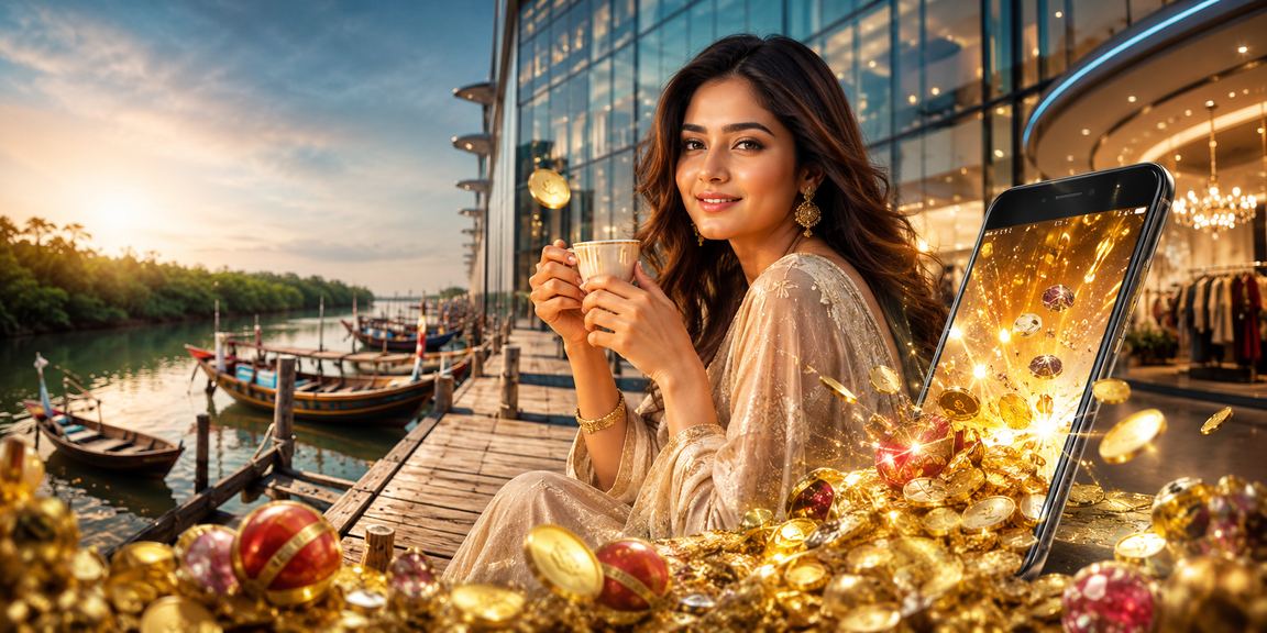 খুলনায় মোবাইলে ক্যাসিনো ও প্রোমোশন অফার দেখছেন একজন বাংলাদেশি
